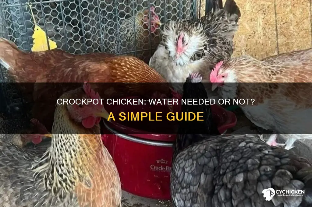 do i need water in crockpot with chicken