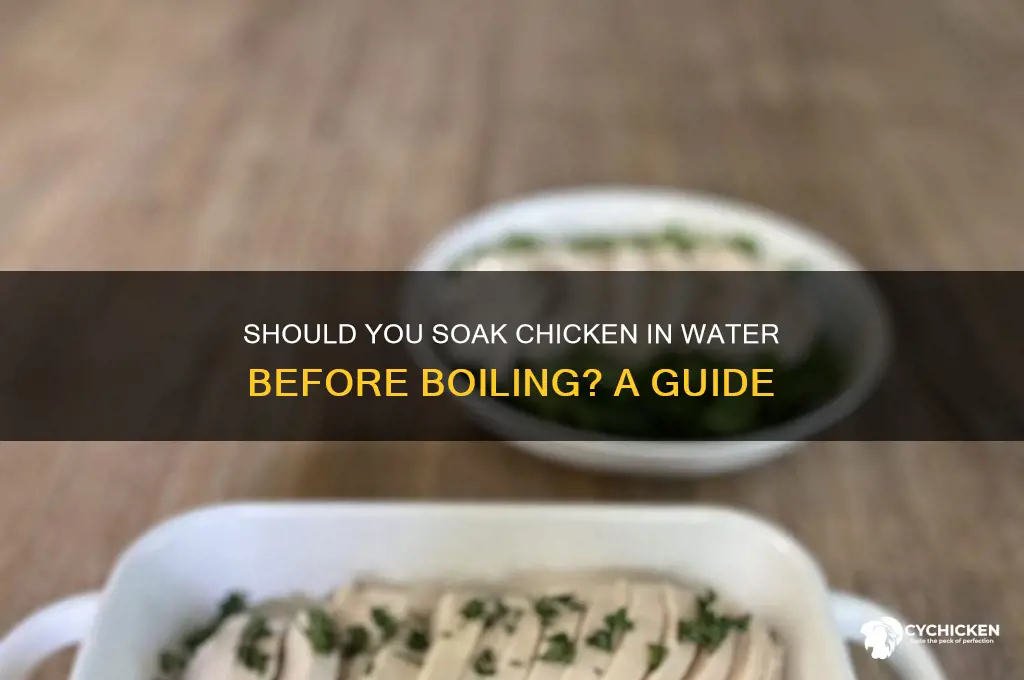 do i put chicken in water before boiling