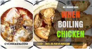 Reduce Heat When Boiling Chicken: Tips for Perfectly Cooked Poultry