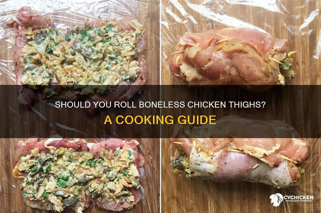 do i roll boneless chicken things under