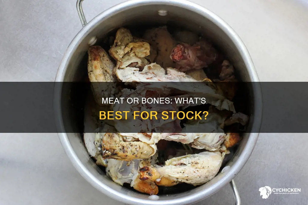 do i save chicken bones or meat for stock