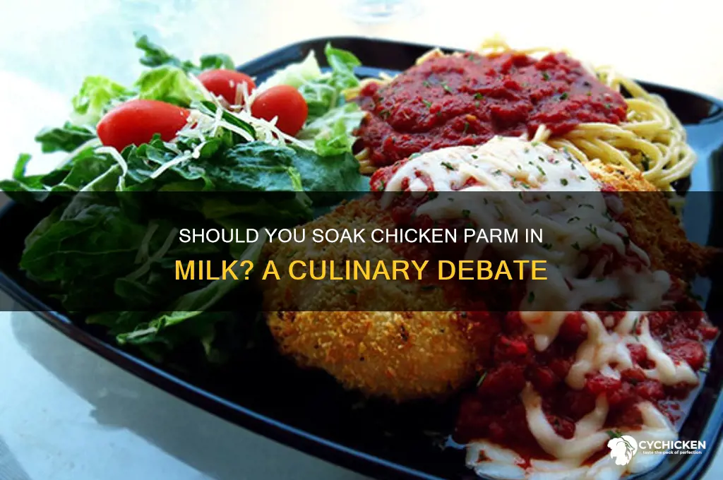 do i soak chicken parm in milk