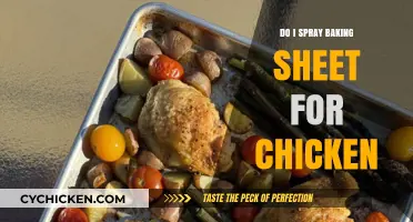 Should You Spray Your Baking Sheet Before Cooking Chicken?