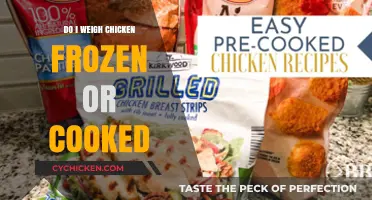 Frozen or Cooked: The Great Chicken Weigh-In Debate