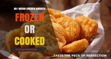 Frozen or Cooked: The Great Chicken Nugget Weigh-In Debate
