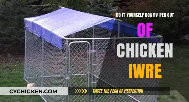 DIY Dog RV Pen: Chicken Wire Wonder