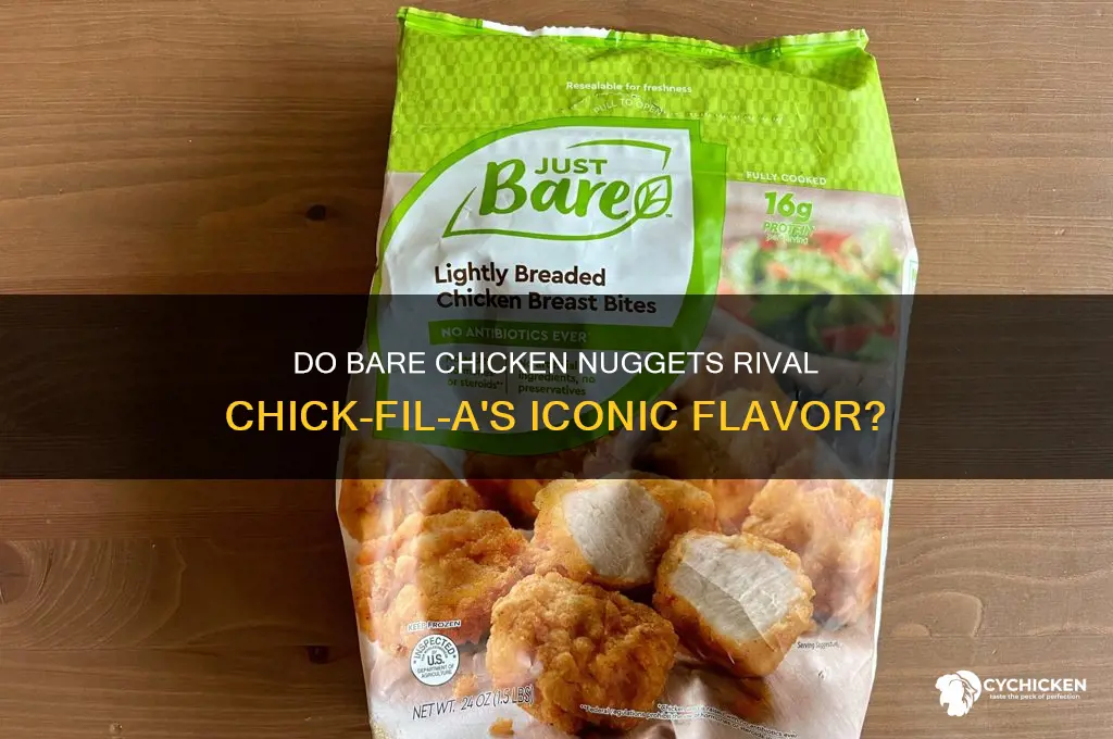 do just bare chicken nuggets taste like chick-fil-a