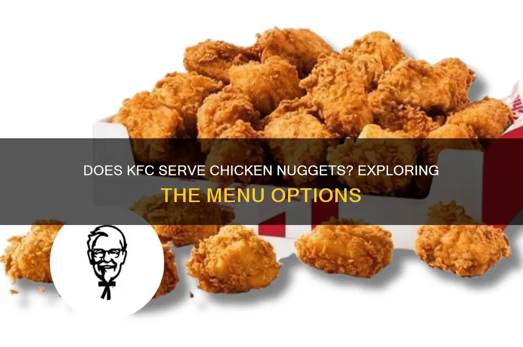 do kfc have chicken nuggets