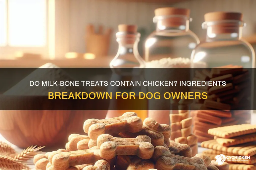 do milk bone treats have chicken in them