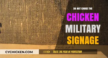 Military Signage Humor: Understanding 'Do Not Choke the Chicken' Signs