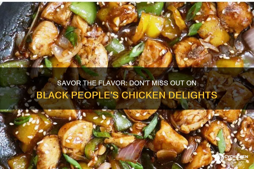 do not miss up black people chicke