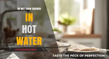 Avoid Hot Water Thawing: Safely Defrost Chicken for Healthy Meals