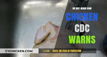 CDC Warns: Avoid Washing Raw Chicken to Prevent Foodborne Illness