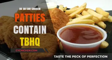Do On-Cor Chicken Patties Contain TBHQ? A Detailed Analysis