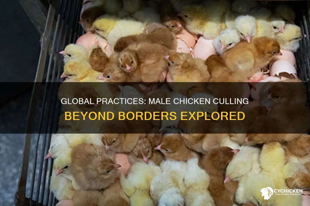 do other countries do male chicken culling