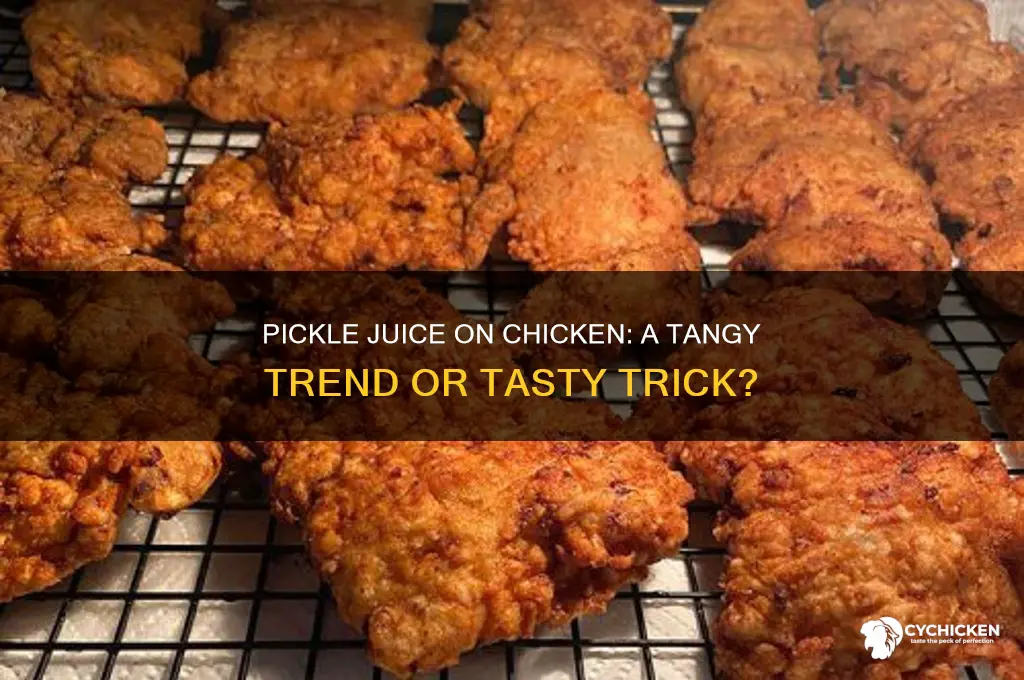 do people season their chicken with pickle juice