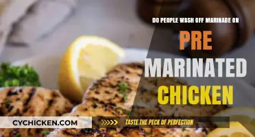 Should You Wash Off Marinade Before Cooking Chicken?