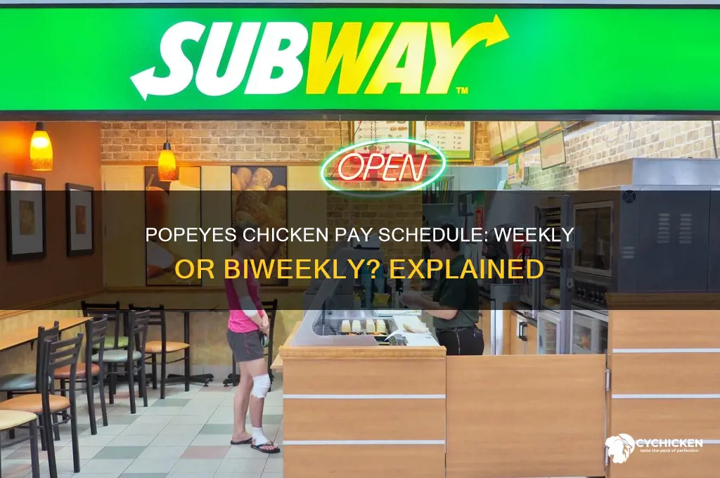 do popeyes chicken pay weekly or biweekly