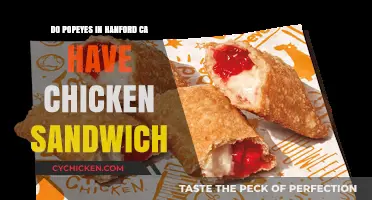 Does Popeyes in Hanford, CA Offer the Famous Chicken Sandwich?