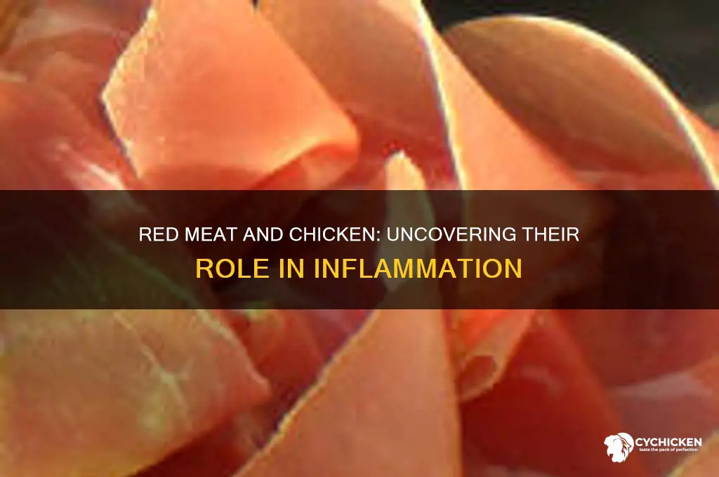 do red meat and chicken cause inflammation