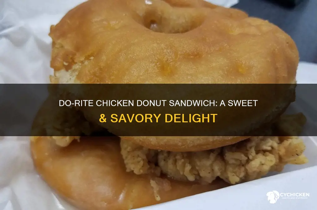 do rite chicken donut sandwich