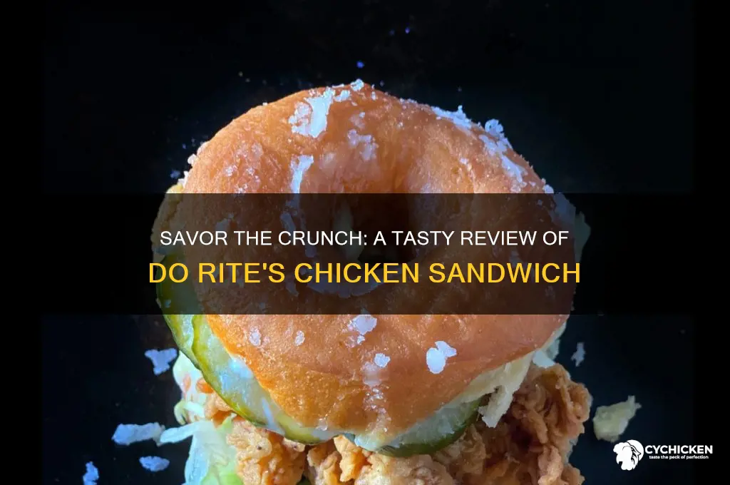 do rite chicken sandwich