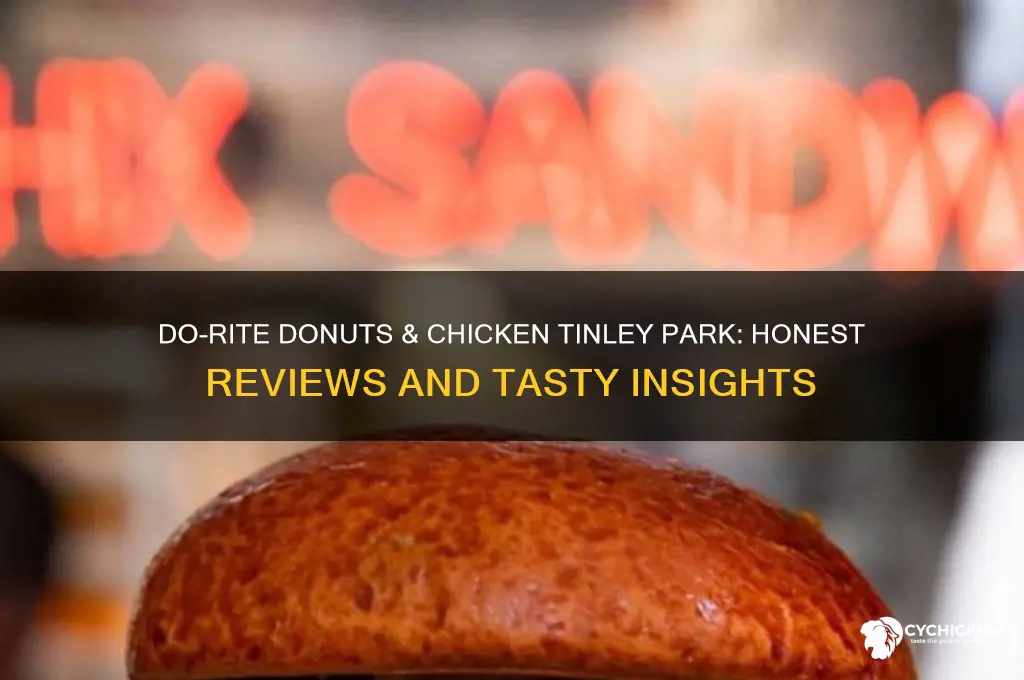 do rite donuts and chicken tinley park reviews