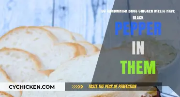 Sandwich Bros Chicken Melts: Black Pepper Mystery Solved