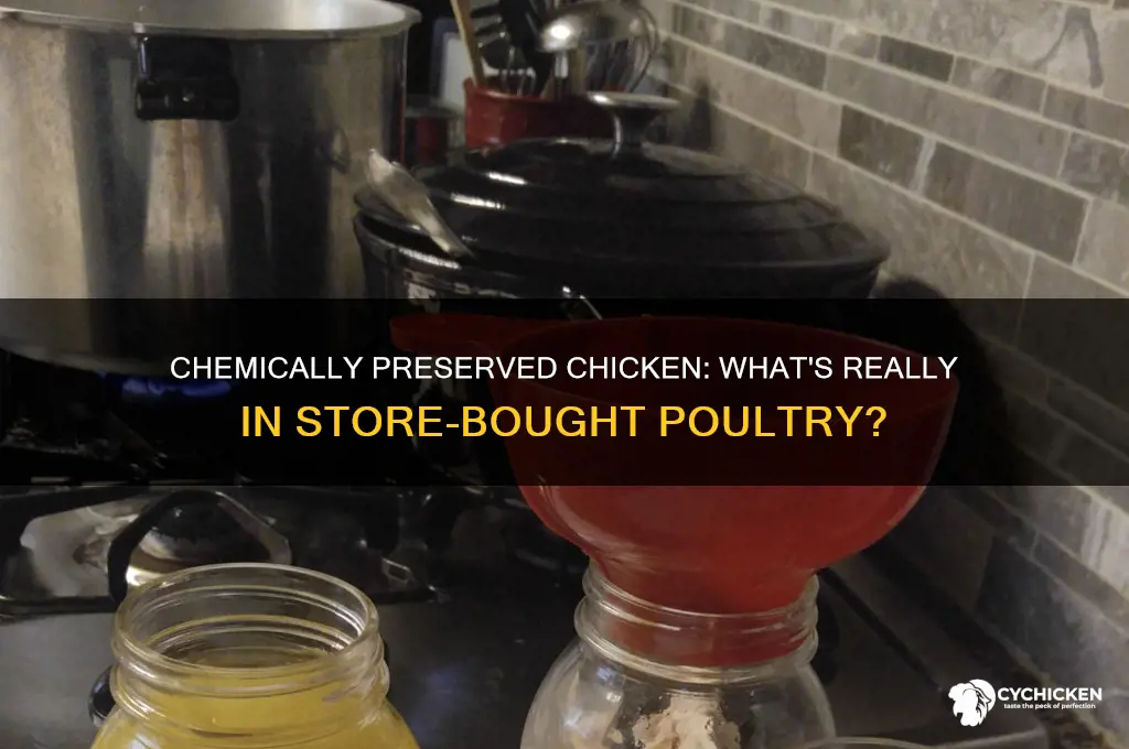 do they chemically preserve chicken sold in stores