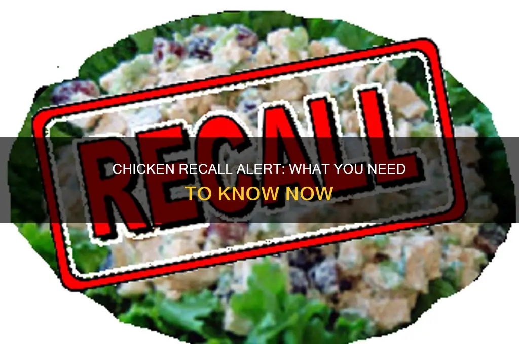 do they have a recall on chicken