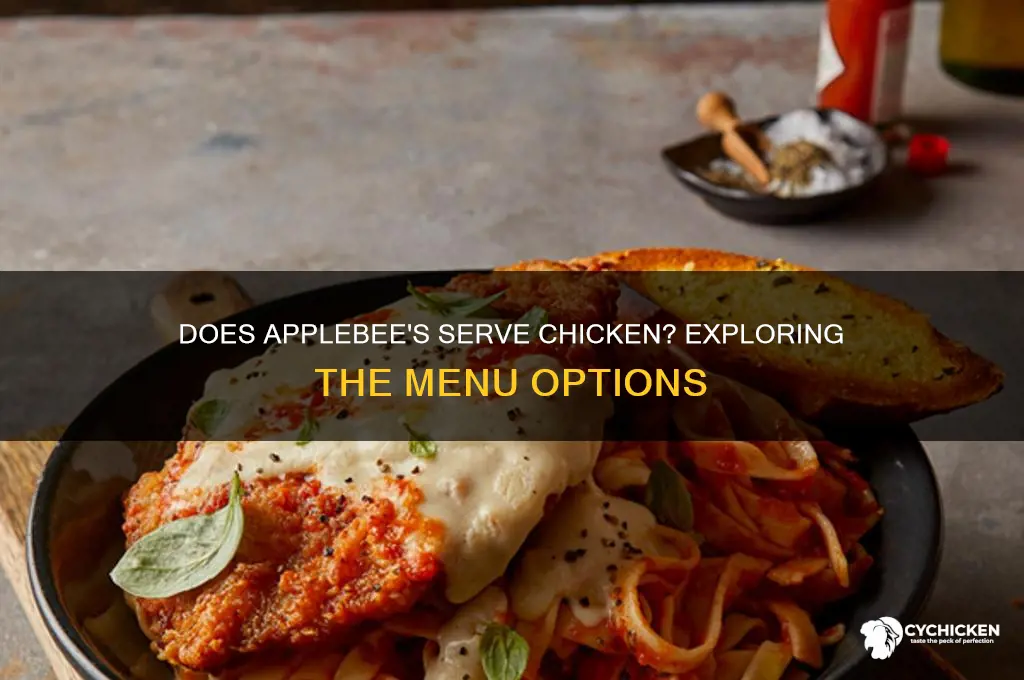 do they have chicken at applebee