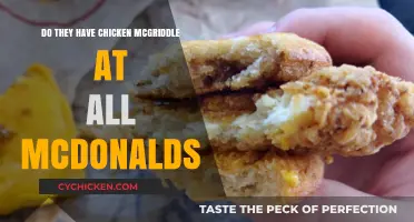 Chicken McGriddle Availability: Is It on Every McDonald's Menu?