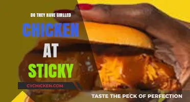 Does Sticky's Menu Include Grilled Chicken Options for Health-Conscious Diners?
