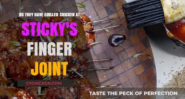 Sticky's Finger Joint: Grilled Chicken Options for Health-Conscious Customers