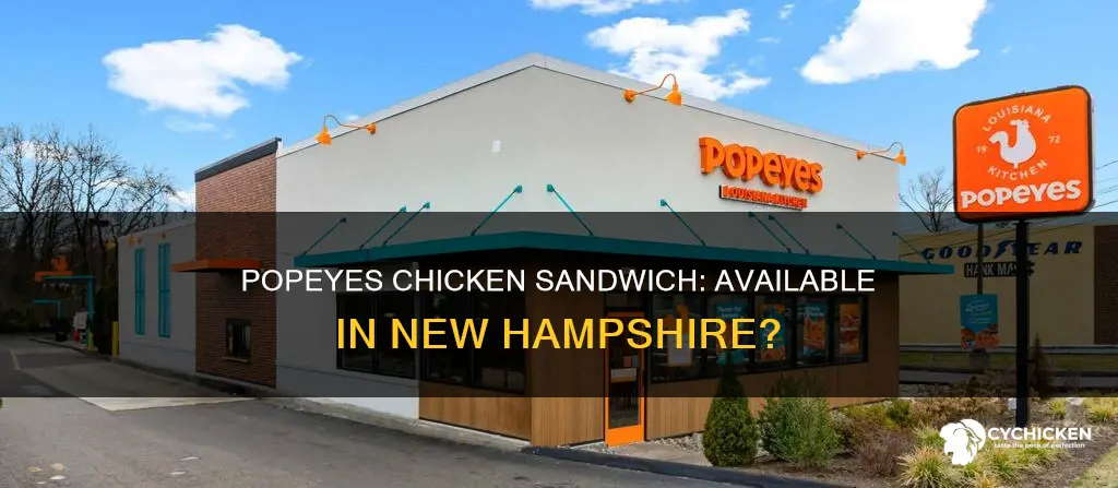do they have the popeyes chicken sandwhcih in new hampshire