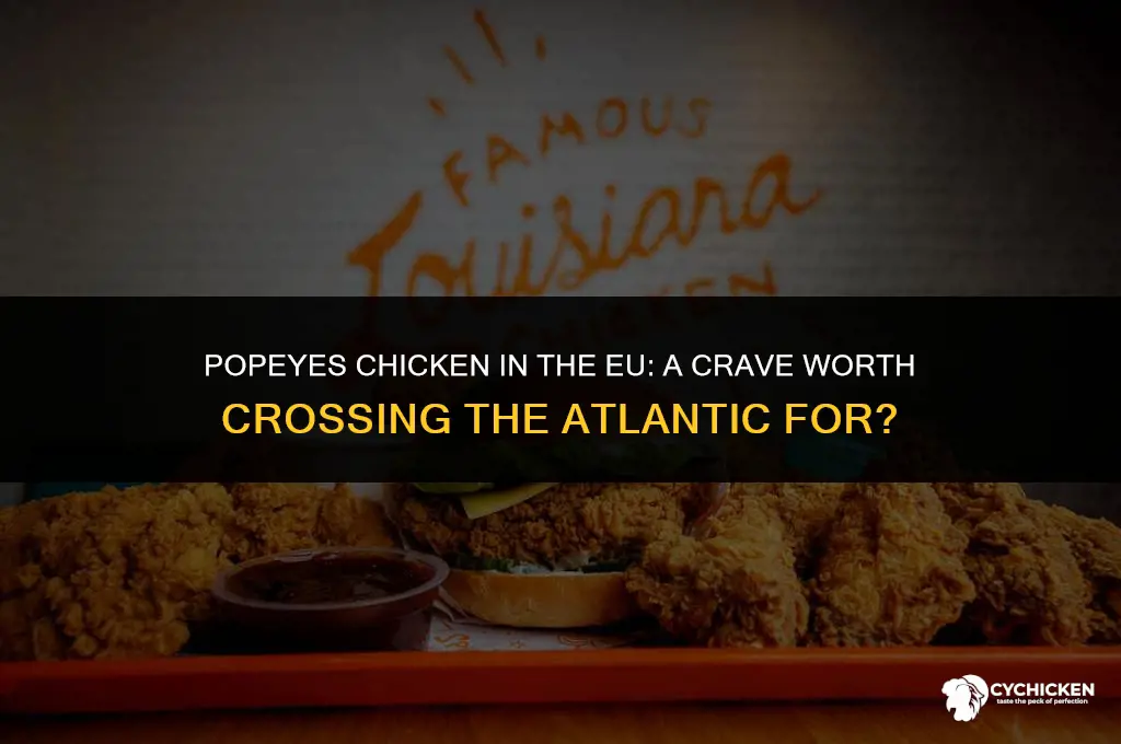 do they sale popeyes chicken in the eu