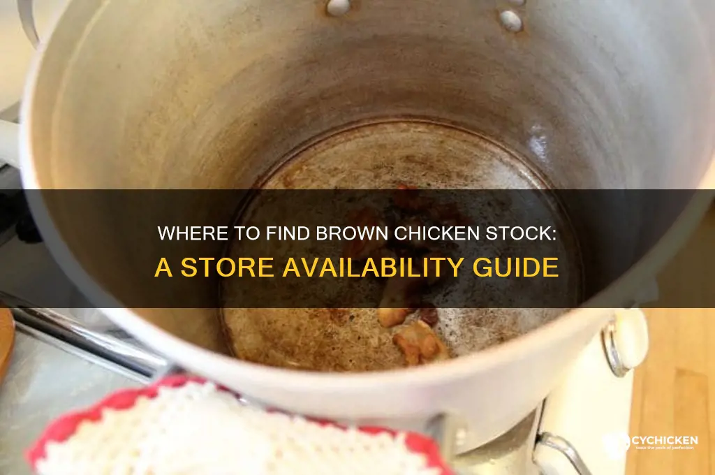 do they sell brown chicken stock in stores