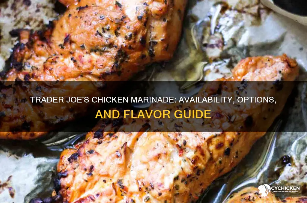 do they sell chicken marinade at trader joes