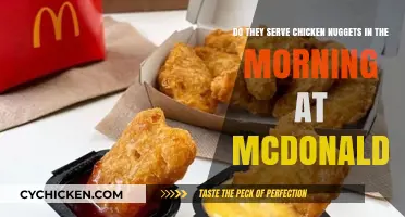 McDonald's Breakfast Menu: Are Chicken Nuggets Available in the Morning?