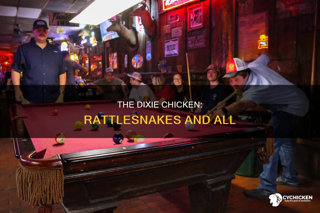 do they still have rattlesnakes at the dixie chicken