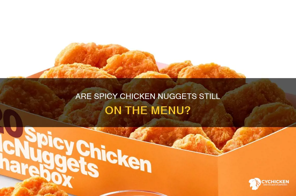 do they still have spicy chicken nuggets
