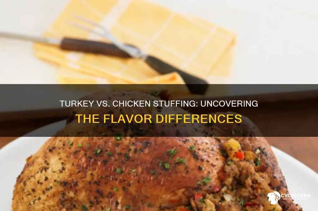 do turkey and chicken stuffing taste different