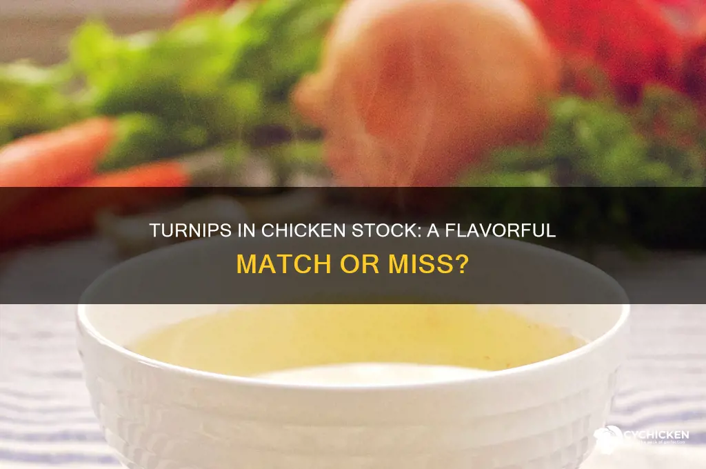 do turnips go well in chicken stock