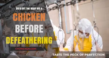 The Best Way to Prepare a Chicken: Head Off or On?