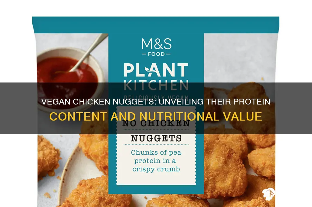 do vegan chicken nuggets have protein
