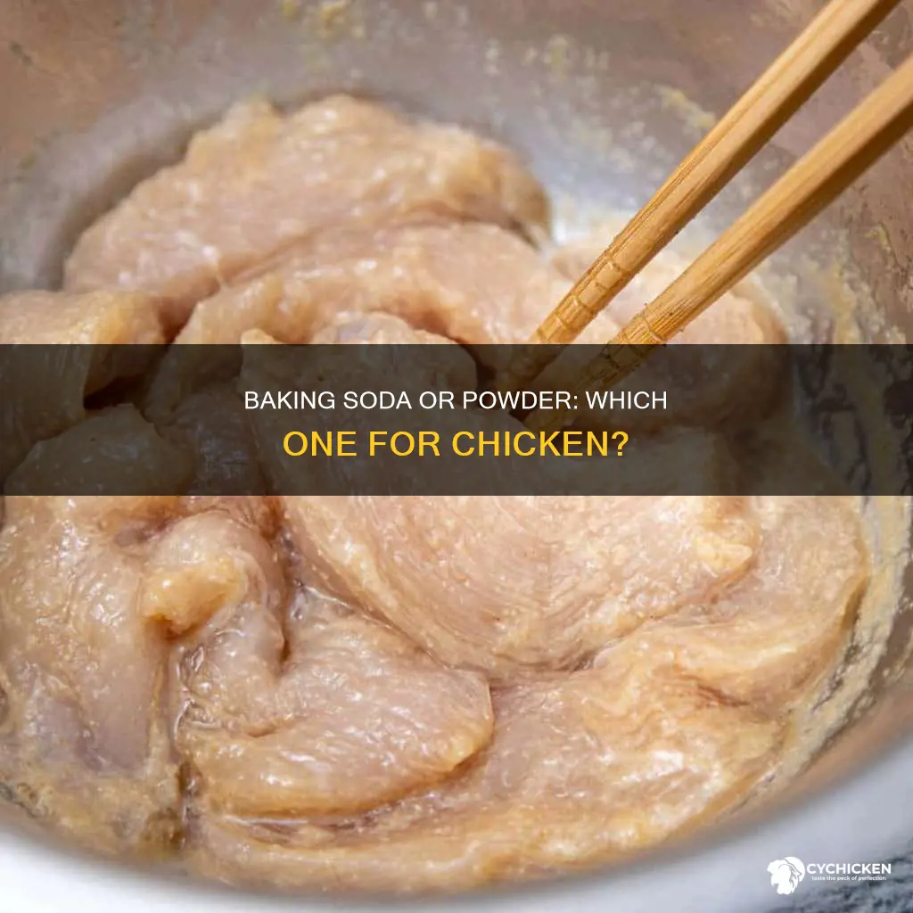do we add baking soda or baking powder to chicken