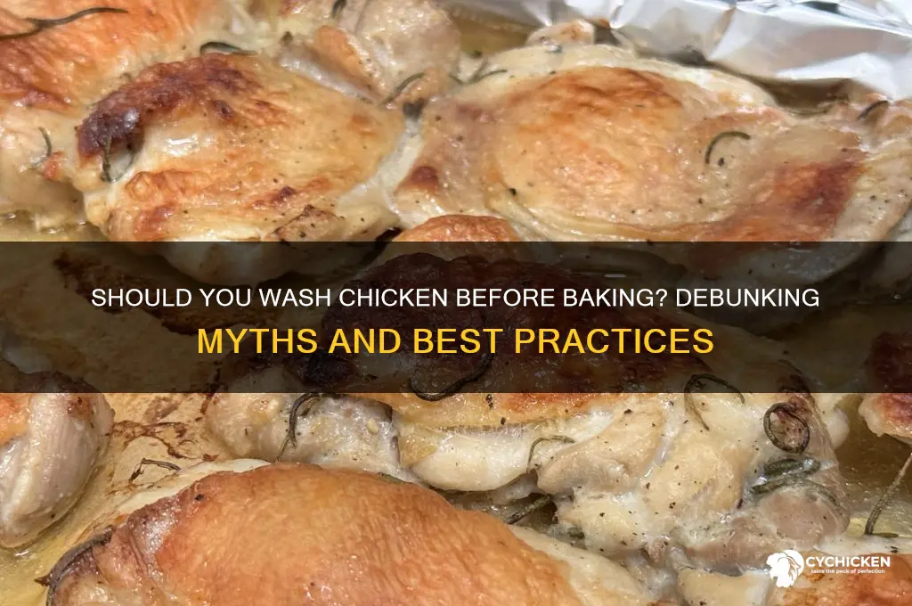 do we need to clean chicken before baking