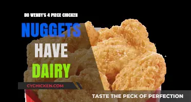 Wendy's 4-Piece Chicken Nuggets: Dairy-Free or Hidden Ingredients?