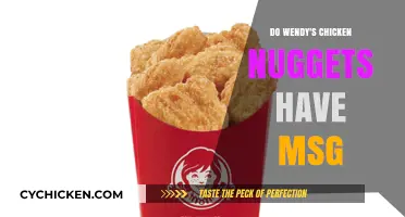 Wendy's Chicken Nuggets: MSG Content Explained and Unpacked