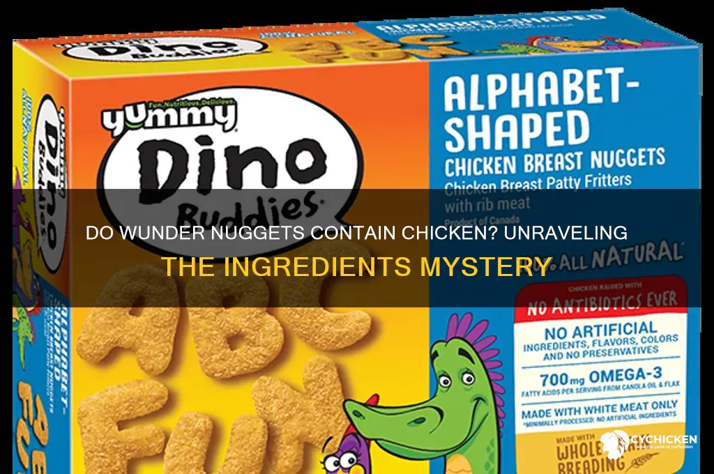 do wunder nuggets have chicken in them